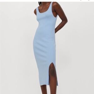 COPY - H&M baby blue midi dress